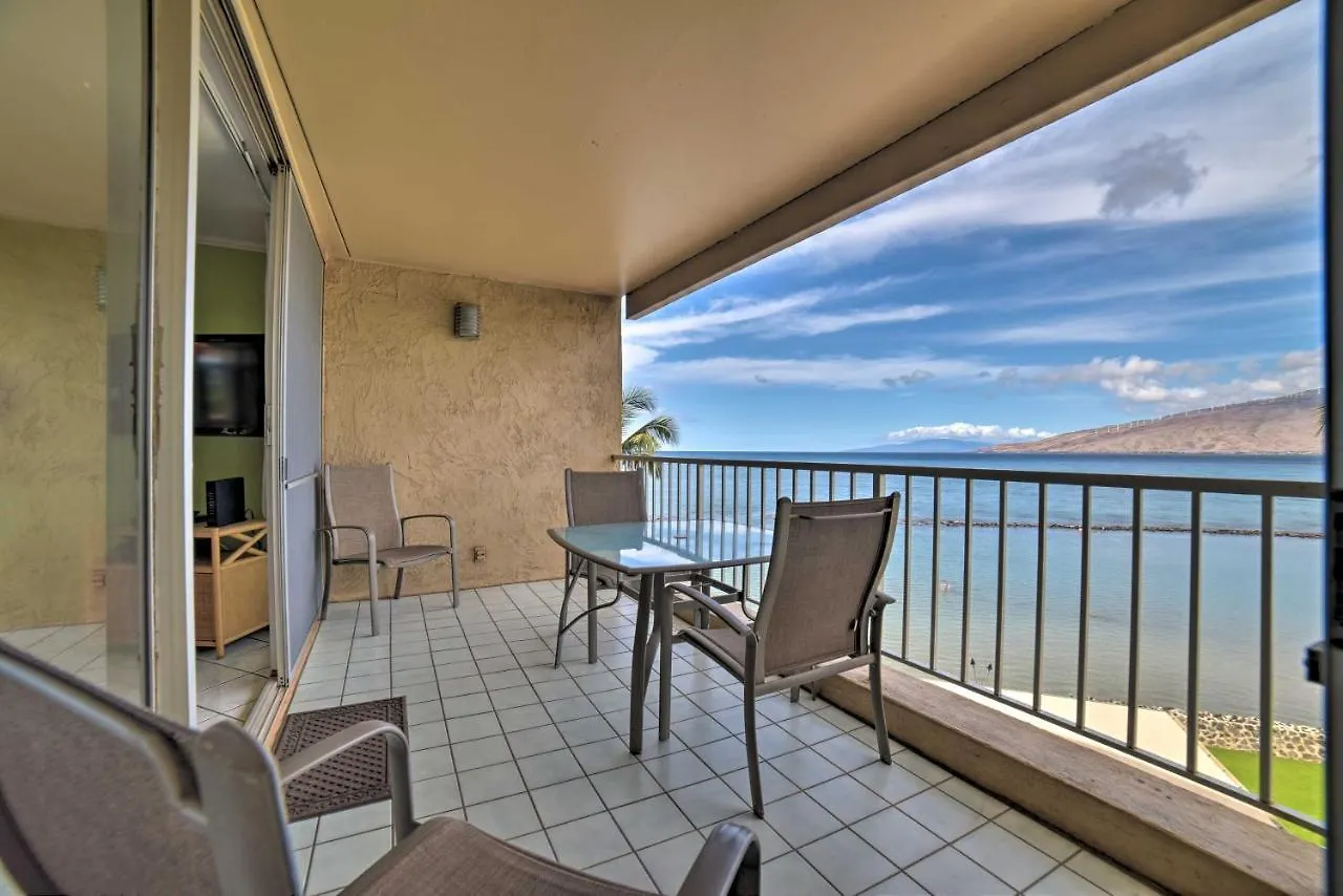 Beachfront Kihei Sanctuary With Lanai And Ocean Views! Apartment